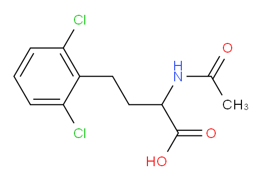 4-(2,6-dichlorophenyl)-2-acetamidobutanoic acid