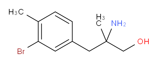 2-amino-3-(3-bromo-4-methylphenyl)-2-methylpropan-1-ol