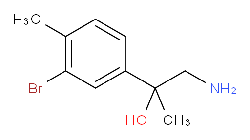 1-amino-2-(3-bromo-4-methylphenyl)propan-2-ol