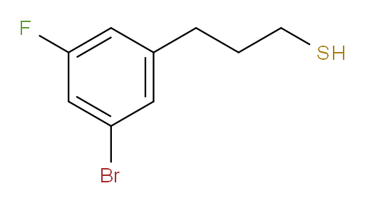 3-(3-bromo-5-fluorophenyl)propane-1-thiol