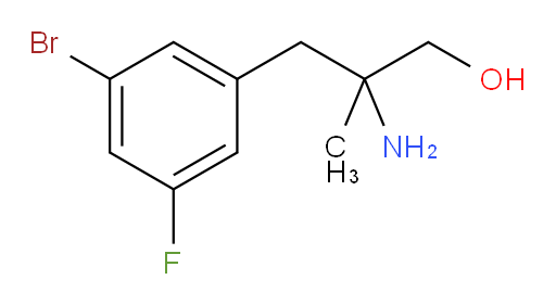 2-amino-3-(3-bromo-5-fluorophenyl)-2-methylpropan-1-ol