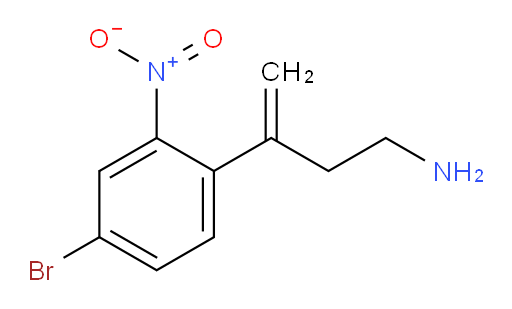 3-(4-bromo-2-nitrophenyl)but-3-en-1-amine