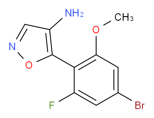 5-(4-bromo-2-fluoro-6-methoxyphenyl)-1,2-oxazol-4-amine