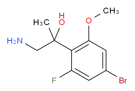 1-amino-2-(4-bromo-2-fluoro-6-methoxyphenyl)propan-2-ol