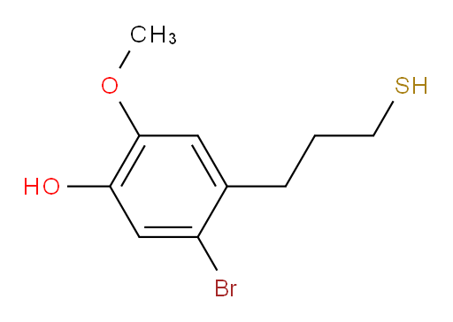 5-bromo-2-methoxy-4-(3-sulfanylpropyl)phenol