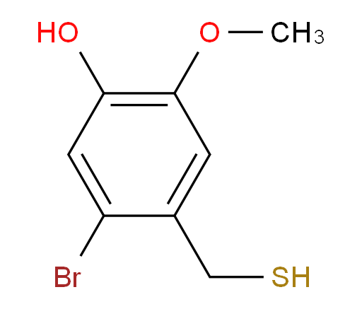 5-bromo-2-methoxy-4-(sulfanylmethyl)phenol