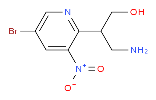 3-amino-2-(5-bromo-3-nitropyridin-2-yl)propan-1-ol