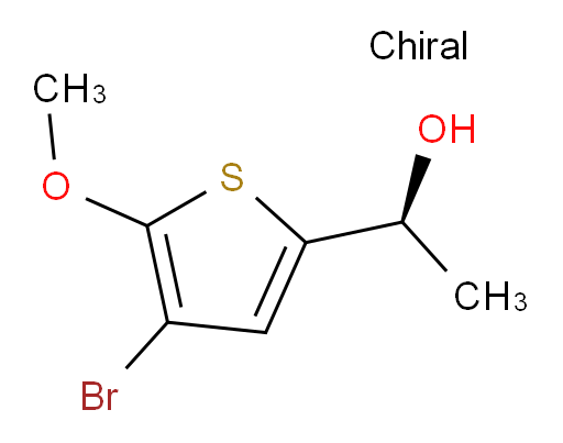 (1S)-1-(4-bromo-5-methoxythiophen-2-yl)ethan-1-ol