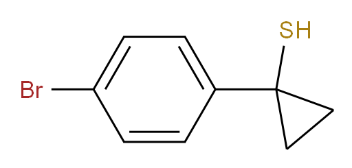 1-(4-bromophenyl)cyclopropane-1-thiol