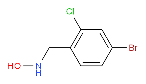 N-[(4-bromo-2-chlorophenyl)methyl]hydroxylamine
