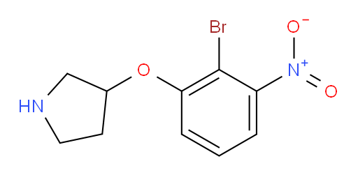 3-(2-bromo-3-nitrophenoxy)pyrrolidine
