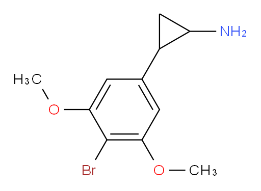 2-(4-bromo-3,5-dimethoxyphenyl)cyclopropan-1-amine