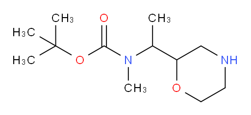 tert-butyl N-methyl-N-[1-(morpholin-2-yl)ethyl]carbamate