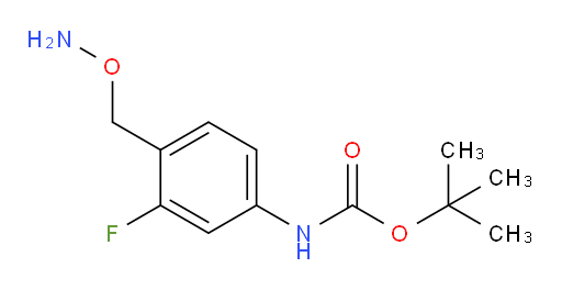 tert-butyl N-{4-[(aminooxy)methyl]-3-fluorophenyl}carbamate