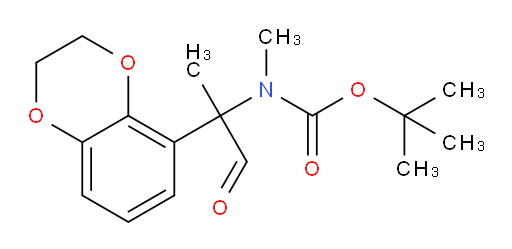 tert-butyl N-[2-(2,3-dihydro-1,4-benzodioxin-5-yl)-1-oxopropan-2-yl]-N-methylcarbamate