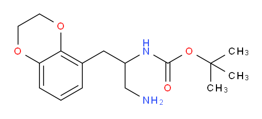 tert-butyl N-[1-amino-3-(2,3-dihydro-1,4-benzodioxin-5-yl)propan-2-yl]carbamate