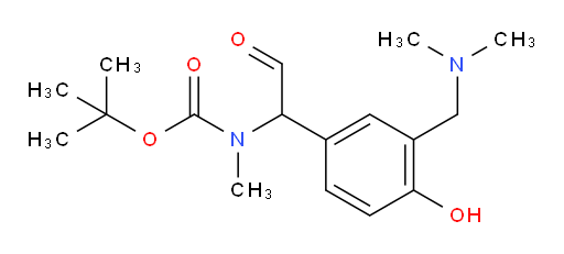 tert-butyl N-(1-{3-[(dimethylamino)methyl]-4-hydroxyphenyl}-2-oxoethyl)-N-methylcarbamate
