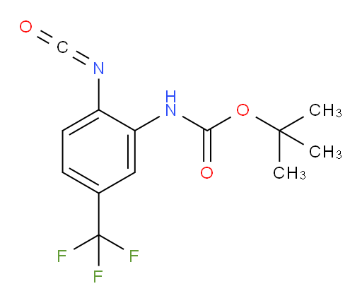tert-butyl N-[2-isocyanato-5-(trifluoromethyl)phenyl]carbamate
