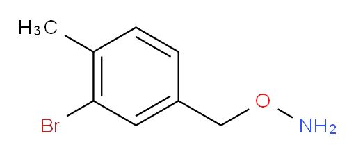 O-[(3-bromo-4-methylphenyl)methyl]hydroxylamine