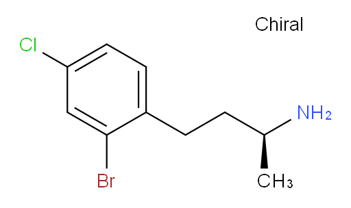 (2S)-4-(2-bromo-4-chlorophenyl)butan-2-amine
