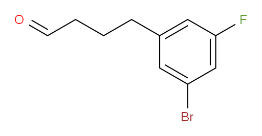4-(3-bromo-5-fluorophenyl)butanal