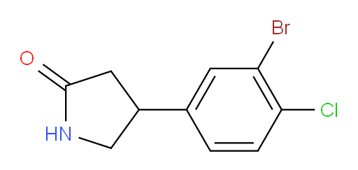 4-(3-bromo-4-chlorophenyl)pyrrolidin-2-one