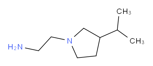 2-[3-(propan-2-yl)pyrrolidin-1-yl]ethan-1-amine