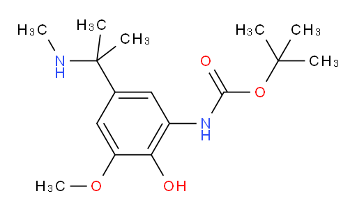 tert-butyl N-{2-hydroxy-3-methoxy-5-[2-(methylamino)propan-2-yl]phenyl}carbamate