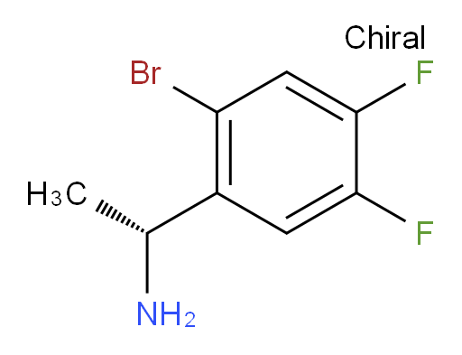(1R)-1-(2-bromo-4,5-difluorophenyl)ethan-1-amine