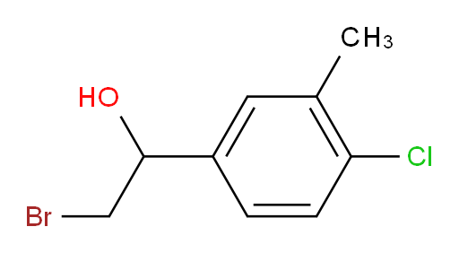 2-bromo-1-(4-chloro-3-methylphenyl)ethan-1-ol