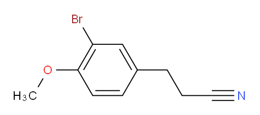 3-(3-bromo-4-methoxyphenyl)propanenitrile