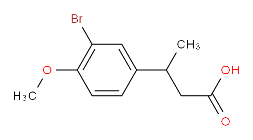 3-(3-bromo-4-methoxyphenyl)butanoic acid