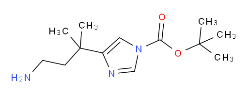 tert-butyl 4-(4-amino-2-methylbutan-2-yl)-1H-imidazole-1-carboxylate