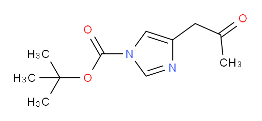 tert-butyl 4-(2-oxopropyl)-1H-imidazole-1-carboxylate