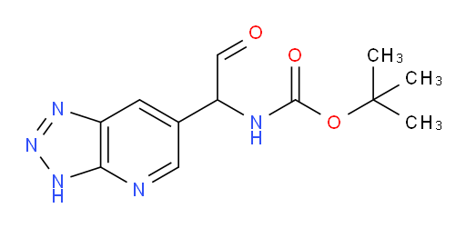 tert-butyl N-(2-oxo-1-{3H-[1,2,3]triazolo[4,5-b]pyridin-6-yl}ethyl)carbamate