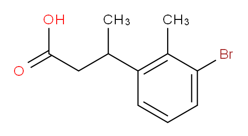 3-(3-bromo-2-methylphenyl)butanoic acid