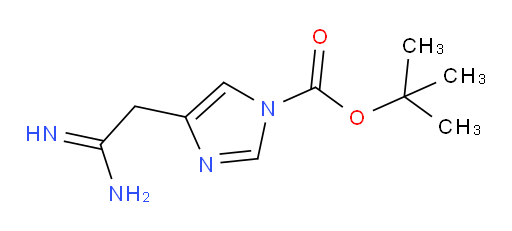tert-butyl 4-(carbamimidoylmethyl)-1H-imidazole-1-carboxylate