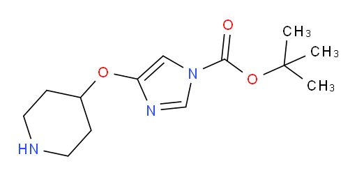 tert-butyl 4-(piperidin-4-yloxy)-1H-imidazole-1-carboxylate