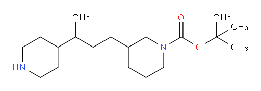 tert-butyl 3-[3-(piperidin-4-yl)butyl]piperidine-1-carboxylate