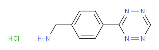 [4-(1,2,4,5-tetrazin-3-yl)phenyl]methanamine hydrochloride