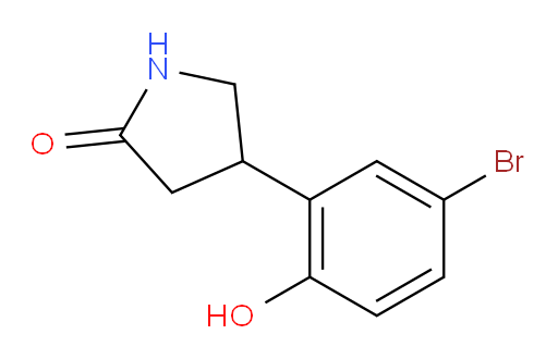4-(5-bromo-2-hydroxyphenyl)pyrrolidin-2-one