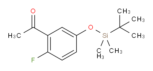 1-{5-[(tert-butyldimethylsilyl)oxy]-2-fluorophenyl}ethan-1-one