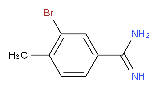 3-bromo-4-methylbenzene-1-carboximidamide