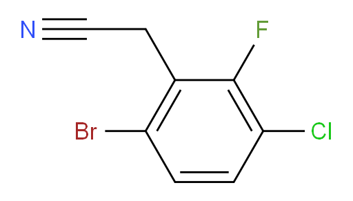2-(6-bromo-3-chloro-2-fluorophenyl)acetonitrile