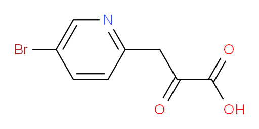 3-(5-bromopyridin-2-yl)-2-oxopropanoic acid