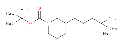 tert-butyl 3-(4-amino-4-methylpentyl)piperidine-1-carboxylate