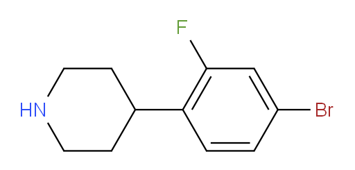 4-(4-bromo-2-fluorophenyl)piperidine