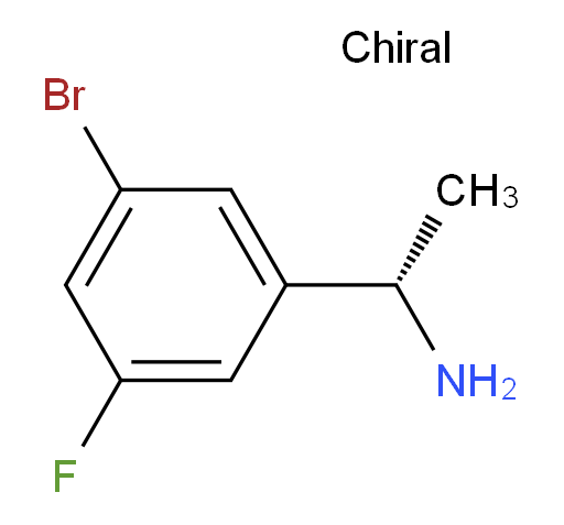 (1S)-1-(3-bromo-5-fluorophenyl)ethan-1-amine