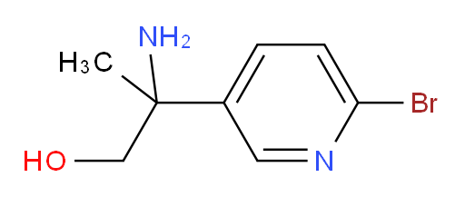 2-amino-2-(6-bromopyridin-3-yl)propan-1-ol