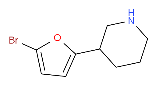 3-(5-bromofuran-2-yl)piperidine